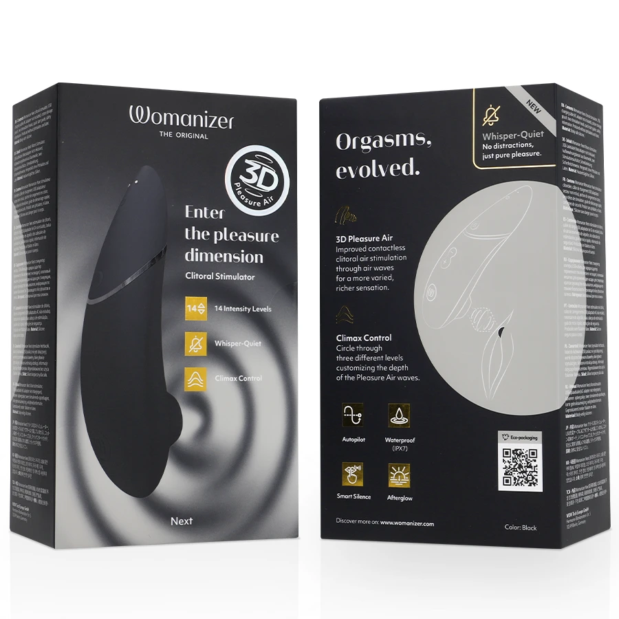 WOMANIZER - NEXT STIMOLATORE CLITORIDEO NERO